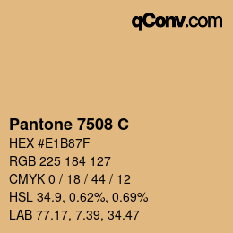 Code couleur: Pantone 7508 C | qconv.com