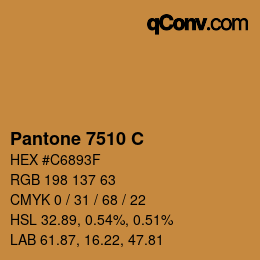 Code couleur: Pantone 7510 C | qconv.com