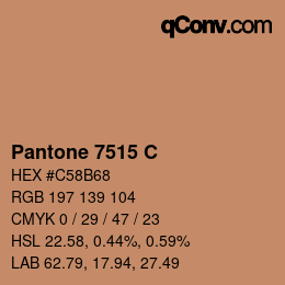 カラーコード: Pantone 7515 C | qconv.com