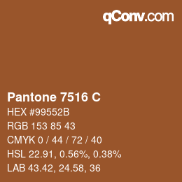 Code couleur: Pantone 7516 C | qconv.com