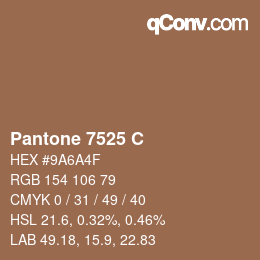 Code couleur: Pantone 7525 C | qconv.com