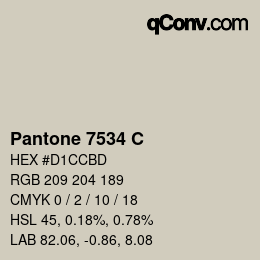 カラーコード: Pantone 7534 C | qconv.com