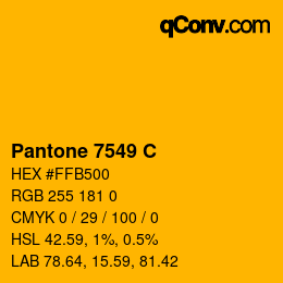 Código de color: Pantone 7549 C | qconv.com