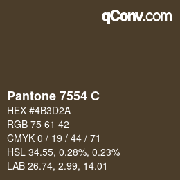 Code couleur: Pantone 7554 C | qconv.com