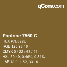 Color code: Pantone 7560 C | qconv.com