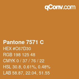 カラーコード: Pantone 7571 C | qconv.com