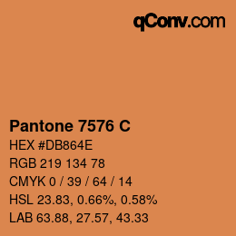 Farbcode: Pantone 7576 C | qconv.com