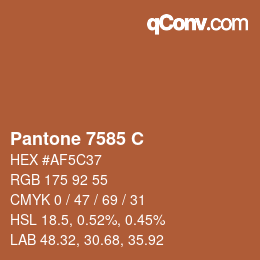 カラーコード: Pantone 7585 C | qconv.com
