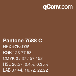 カラーコード: Pantone 7588 C | qconv.com