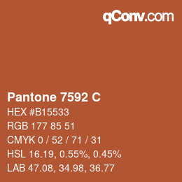 Código de color: Pantone 7592 C | qconv.com