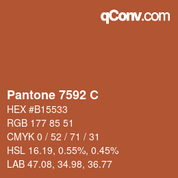 カラーコード: Pantone 7592 C | qconv.com