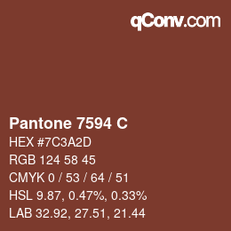 カラーコード: Pantone 7594 C | qconv.com