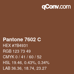 Color code: Pantone 7602 C | qconv.com