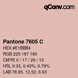 カラーコード: Pantone 7605 C | qconv.com