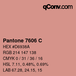 カラーコード: Pantone 7606 C | qconv.com