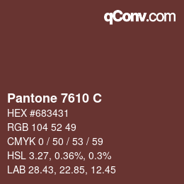 Color code: Pantone 7610 C | qconv.com