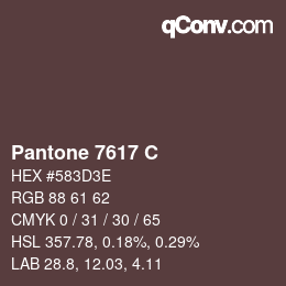 Color code: Pantone 7617 C | qconv.com