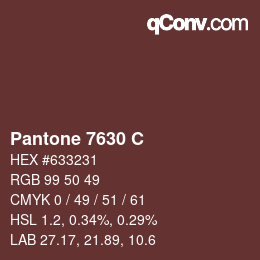 Farbcode: Pantone 7630 C | qconv.com