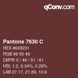 Código de color: Pantone 7630 C | qconv.com