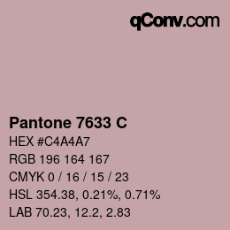 Código de color: Pantone 7633 C | qconv.com