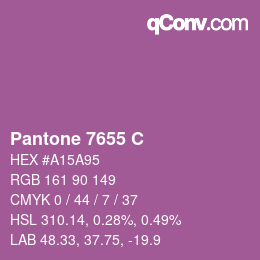 Farbcode: Pantone 7655 C | qconv.com