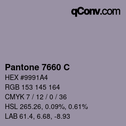 Código de color: Pantone 7660 C | qconv.com