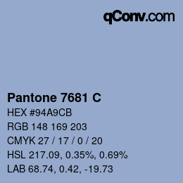 Farbcode: Pantone 7681 C | qconv.com