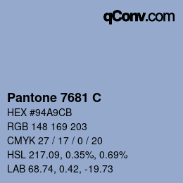 Color code: Pantone 7681 C | qconv.com