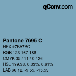 Color code: Pantone 7695 C | qconv.com