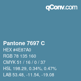 Código de color: Pantone 7697 C | qconv.com