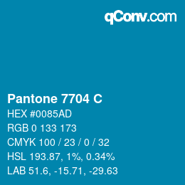 Code couleur: Pantone 7704 C | qconv.com