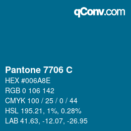 Farbcode: Pantone 7706 C | qconv.com