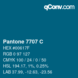 Farbcode: Pantone 7707 C | qconv.com