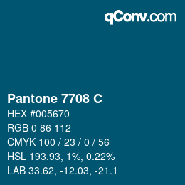 Farbcode: Pantone 7708 C | qconv.com