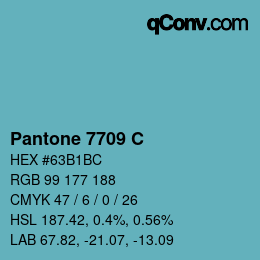 Color code: Pantone 7709 C | qconv.com