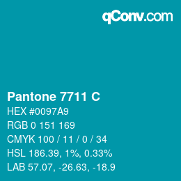 Código de color: Pantone 7711 C | qconv.com