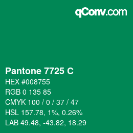 Farbcode: Pantone 7725 C | qconv.com