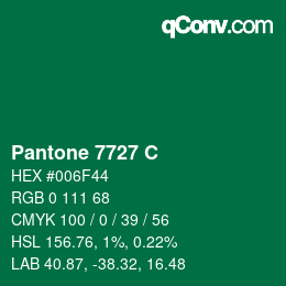 Code couleur: Pantone 7727 C | qconv.com