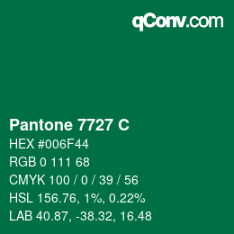 カラーコード: Pantone 7727 C | qconv.com