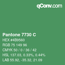 Code couleur: Pantone 7730 C | qconv.com