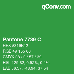 カラーコード: Pantone 7739 C | qconv.com