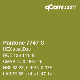 Farbcode: Pantone 7747 C | qconv.com