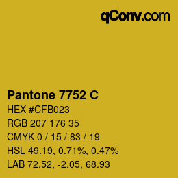 カラーコード: Pantone 7752 C | qconv.com