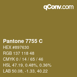 カラーコード: Pantone 7755 C | qconv.com