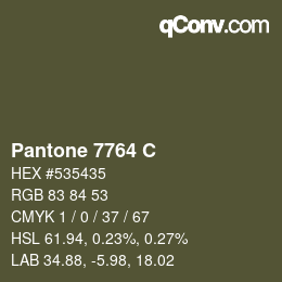 Farbcode: Pantone 7764 C | qconv.com