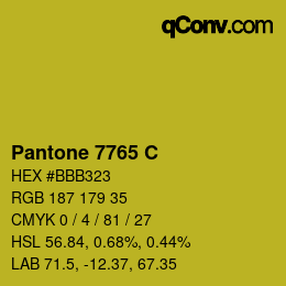 Code couleur: Pantone 7765 C | qconv.com