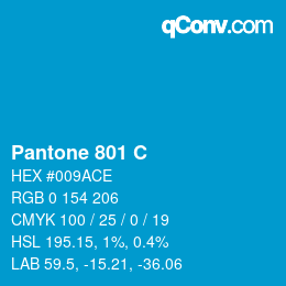 Color code: Pantone 801 C | qconv.com