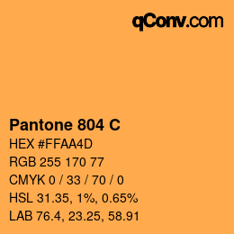 Color code: Pantone 804 C | qconv.com