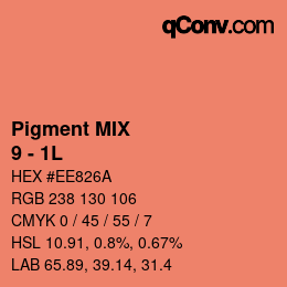 カラーコード: Pigment MIX - 9 - 1L | qconv.com