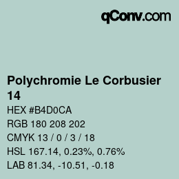 カラーコード: Polychromie Le Corbusier - 14 | qconv.com